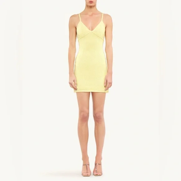 Asta Resort Delilah Mini Dress - Butter Yellow Sequin - threedaughtersproperties.com Asta Resort Delilah Mini Dress - Butter Yellow Sequin - threedaughtersproperties.com